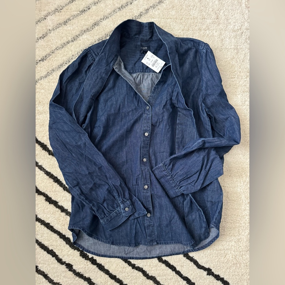 Jcrew denim top
